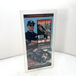 1998 Coca-Cola 500 Commemorative Motegi Japan‎ Ticket Dale Earnhardt Jr w/ Stand
